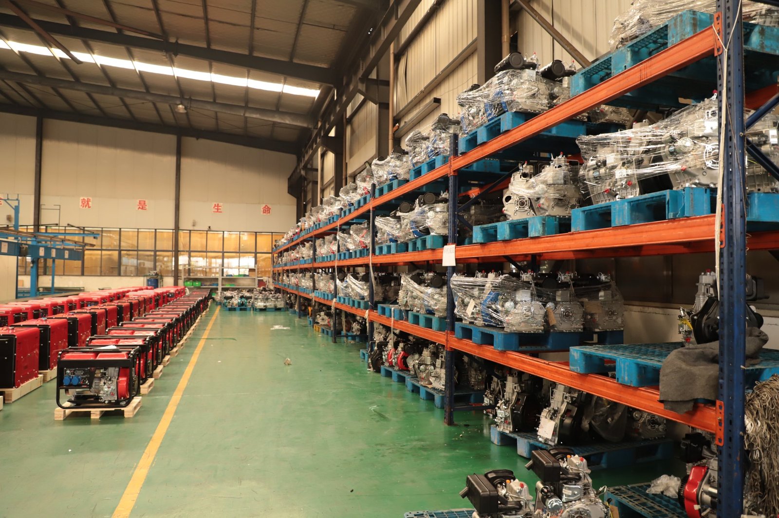 Equipment assembly and storage area